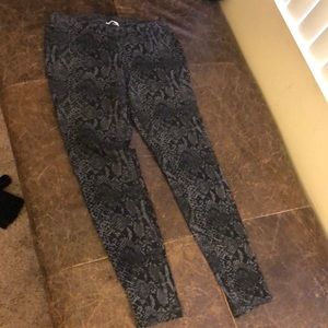 Joie snakeskin leggings